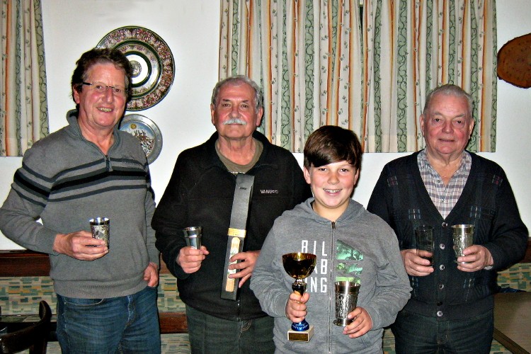 v.l..  Gut Reinhard, Weinzierl Manfred, Unger Matteo, Macek Georg, u. Kessler Josef.      Foto: G.M.