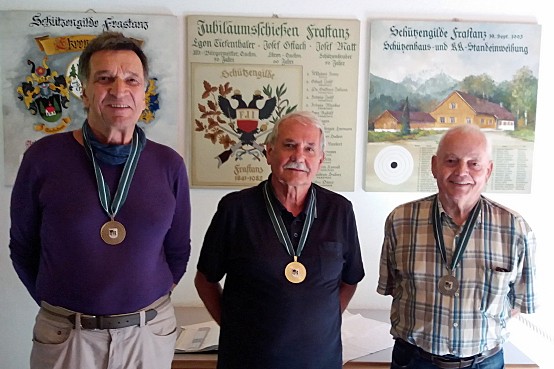 v.l. Bitschnau Alfred,  MacekGeorg,  Kessler Josef,