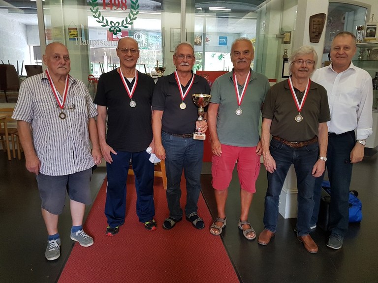 vl. Norbert Drexel, Rudolf Lamprecht, Georg Macek, Siegfried Linder, Hubert Boss und  Ing. Reinhold Gruber.