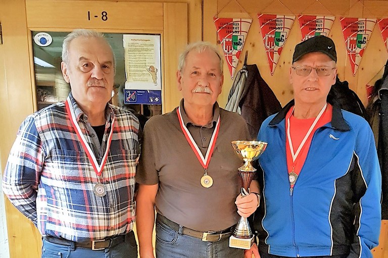 vl.  Siegfried Linder, Georg Macek u. Rudolf Lamprecht               Foto: S.H.