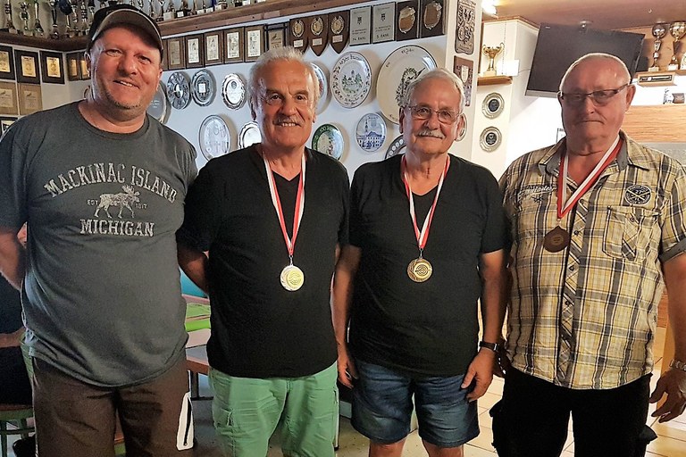 vl. Landes O.Sch.M. Jürgen Schneider, Siegfried Linder, Georg Macek, u. Meinrad Riezler.
