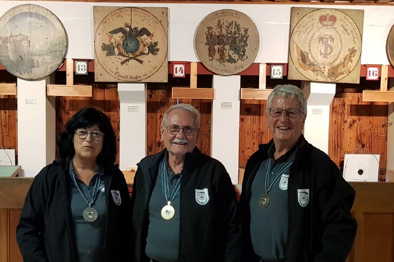 v.l. Vögel Waltraud,  Macek Georg und Gut Reinhard                               Foto SG..R