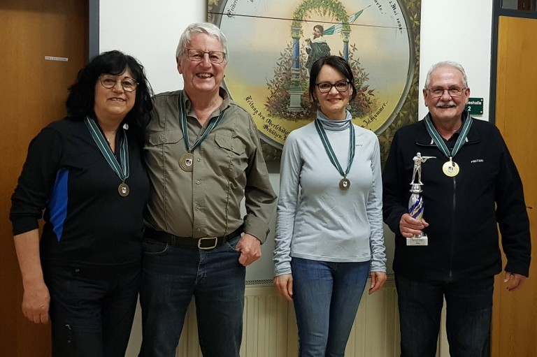 vl. Waltraud Vögel, Reinhard Gut, Diana Rudolph und Georg Macek.