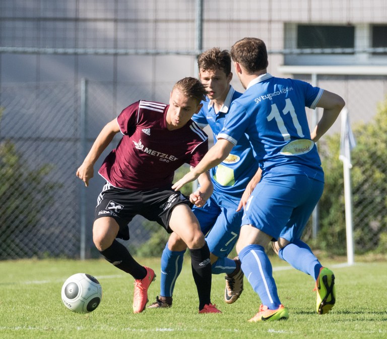 Semih Dönmez (links) erzielte einen Hattrick. © Florian Hepberger