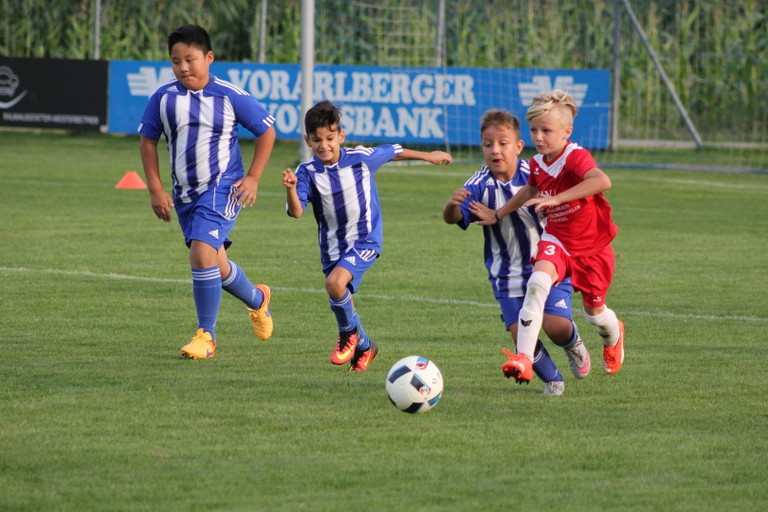 Die U10 feierte gegen Rankweil einen 4:0-Erfolg. © Herbert Burtscher