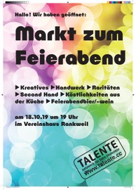 Markt zum Feierabend
