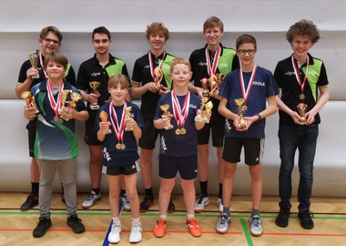 Rankweil dominiert Nachwuchs-Tischtennislandesmeisterschaften
