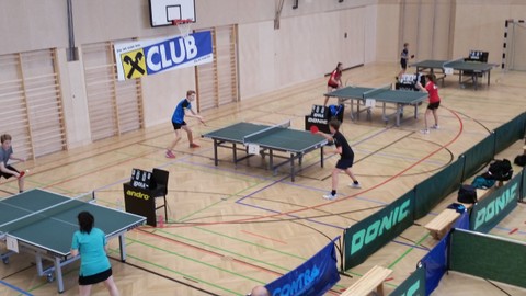 Tischtennis-Nachwuchsligaturnier in Rankweil