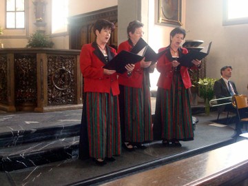 Mariensingen in der Basilika in  Rankweil