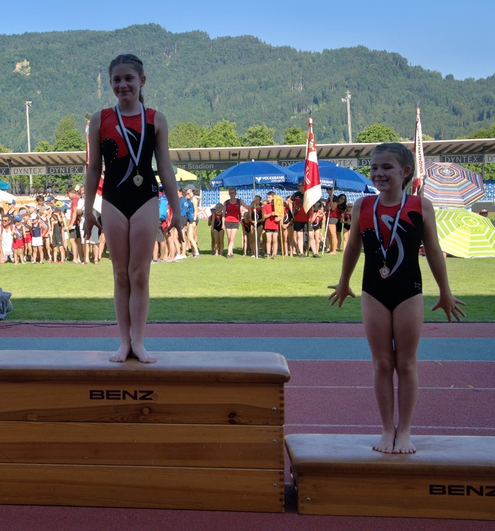 Gold und Bronze in der Jugend 3b, Kunstturnen