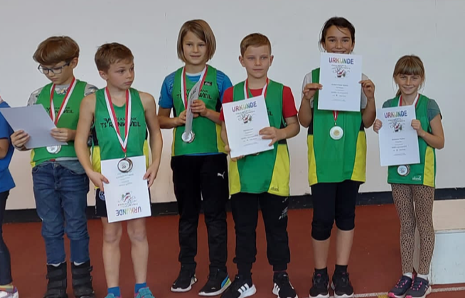 Rankler Leichtathleten beim Kinderwettkampf