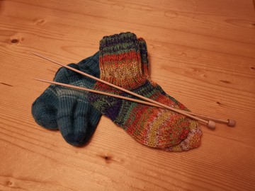 Cafe für alle + Socken stricken