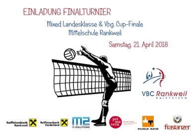 EINLADUNG Finalturnier Mixed Landesklasse & Vbg. Cup-Finale
