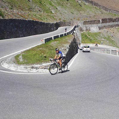 Fahrt aus Stilfserjoch