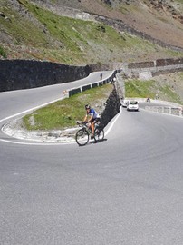 Fahrt aus Stilfserjoch