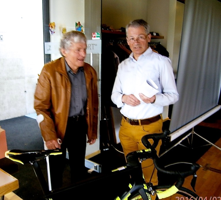 Josef Rimmele mit Brotzge Alois