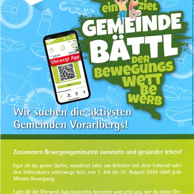 96 Gemeinden ein Ziel. Gemeinde Bättl - Der Bewegungswettbewerb