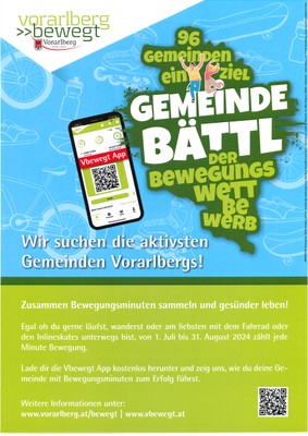 96 Gemeinden ein Ziel. Gemeinde Bättl - Der Bewegungswettbewerb 96 Gemeinden ein Ziel. Gemeinde Bättl - Der Bewegungswettbewerb