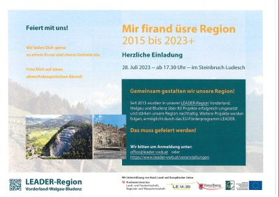Mir firand üsre Region 2015 bis 2023+ Mir firand üsre Region 2015 bis 2023+