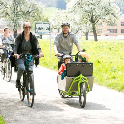 Radeln und Gehen in der Region Vorderland-Feldkirch Umfrage ausfüllen und gewinnen!