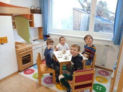 Teestüble im Kindergarten