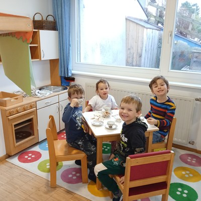 Teestüble im Kindergarten