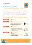 Zivilschutz-Probealarm am 5. Oktober Zivilschutz-Probealarm am 5. Oktober