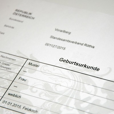 Geburtsurkunde