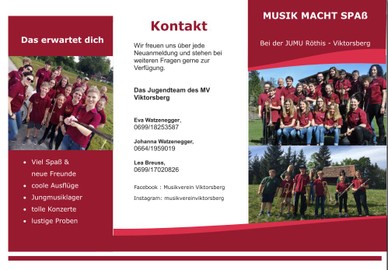 Wir suchen Nachwuchs für den Musikverein Viktorsberg