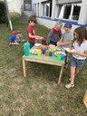 Jause im Freien