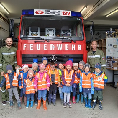 Besuch bei der Feuerwehr