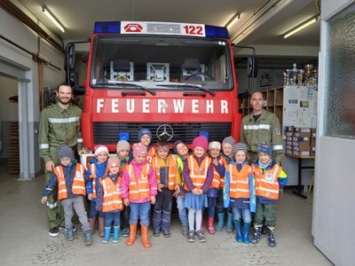 Besuch bei der Feuerwehr