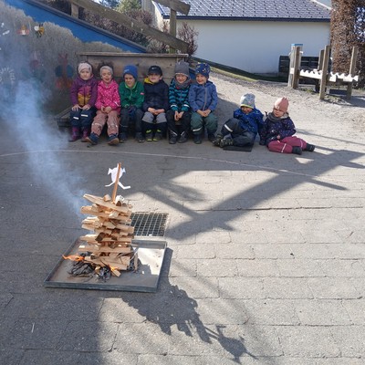 Funken im Kindergarten