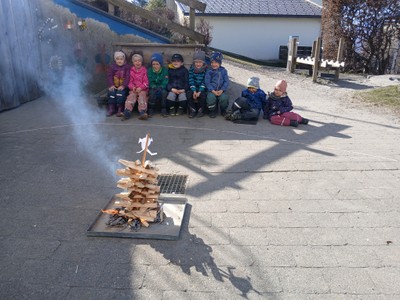 Funken im Kindergarten