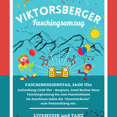 Faschingsumzug in Viktorsberg