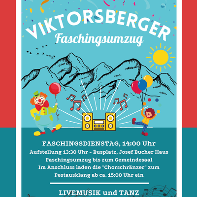 Faschingsumzug in Viktorsberg