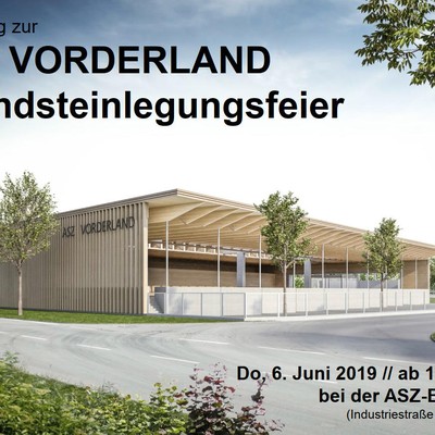ASZ Vorderland Grundsteinlegungsfeier