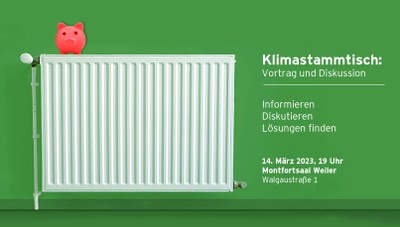 Klimastammtisch: „Hohe Energiekosten. Wieso? Weshalb? Wie raus?“ Klimastammtisch: „Hohe Energiekosten. Wieso? Weshalb? Wie raus?“