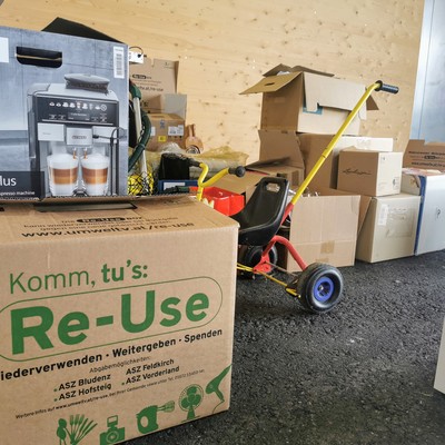 Re-Use im ASZ Vorderland: Wiederverwenden statt Wegwerfen