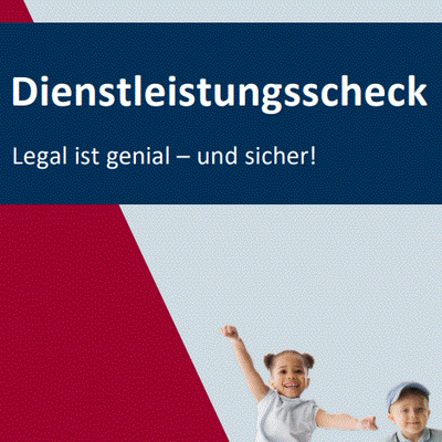 Ukrainer/innen - Dienstleistungsscheck