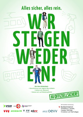 "Alles sicher, alles rein. Wir steigen wieder ein!" "Alles sicher, alles rein. Wir steigen wieder ein!"