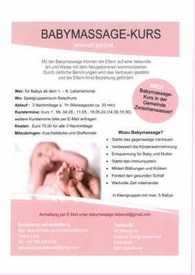 Babymassage-Kurs Babymassage-Kurs