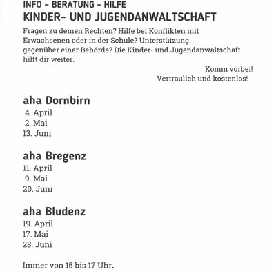 Info - Beratung - Hilfe