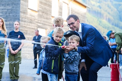 Landeshauptmann Mag. Markus Wallner zu Besuch in Laterns und Zwischenwasser Landeshauptmann Mag. Markus Wallner zu Besuch in Laterns und Zwischenwasser