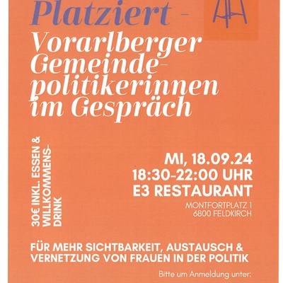 Vorarlberger Gemeindepolitikerinnen im Gespräch