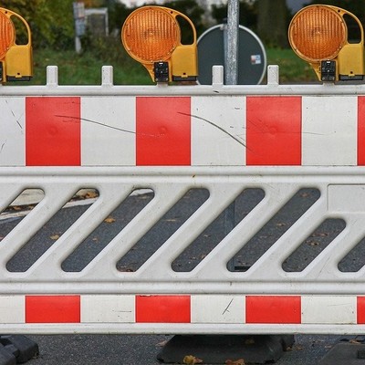 Straßensperre Haldenweg