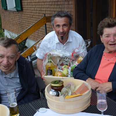 90. Geburtstag - Herr Helmut Vith mit seiner Zwillingsschwester Agnes Nesensohn