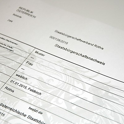 Staatsbürgerschaftsnachweis