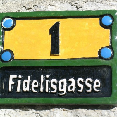 Hausnummertafel