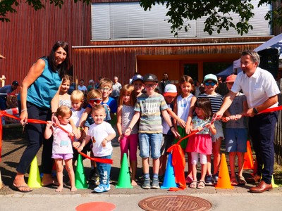 Eröffnung Spielplatz Muntlix